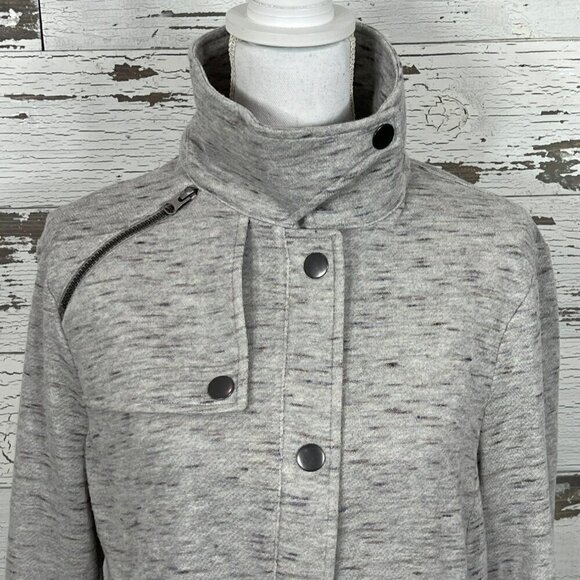 CABI Rookie Jacket Heather Gray Sz L #6032 EUC - Picture 3 of 8